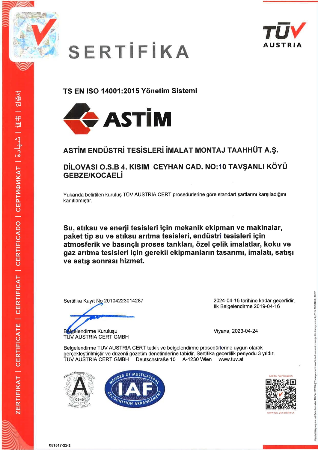  EN ISO 14001:2015